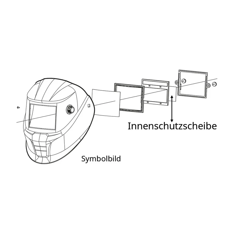 ESAB Innenschutzscheibe für Schweißerhelme