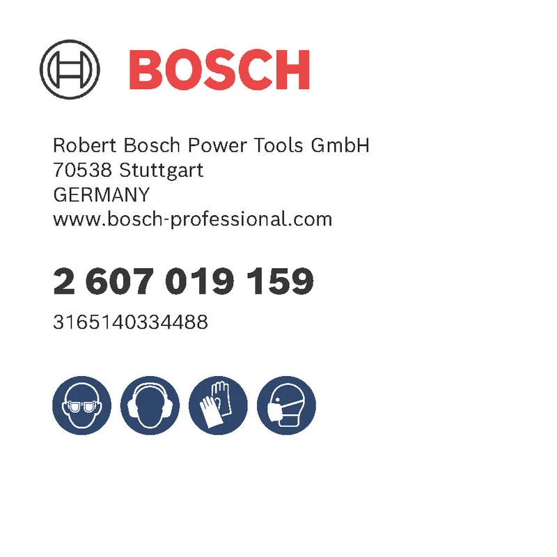 Bosch PRO SDS plus-5C Meißel-Set 3-tlg. (Spitzmeißel 250 mm, Fliesenmeißel 260 mm, Flachmeißel 250 mm)