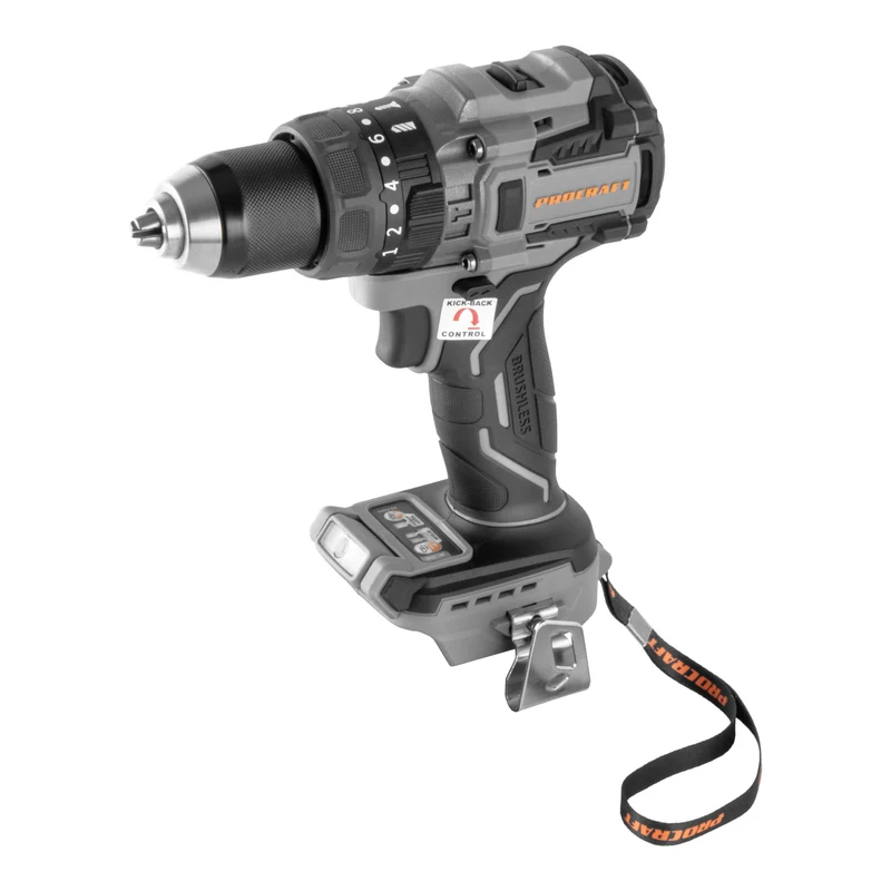 Procraft Industrial CD20B-BB Akku Schlagbohrschrauber 20 V 150 Nm Brushless Solo - ohne Akku, ohne Ladegerät