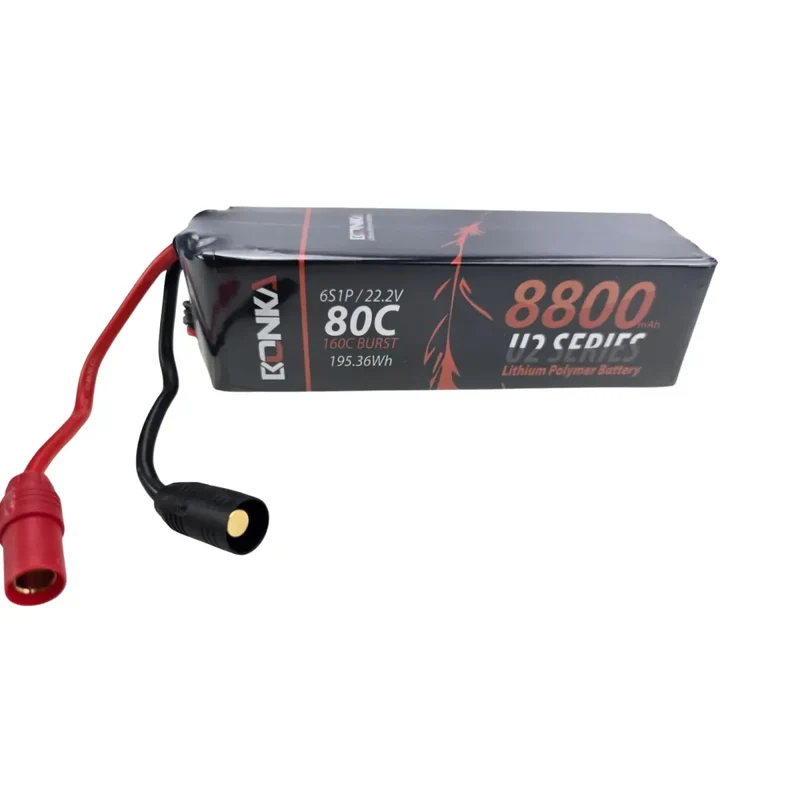 Bonka Lipo Akku 8800mAh 22,2V 80C AS150 Antiblitz