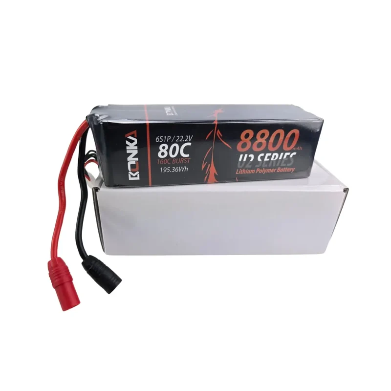 Bonka Lipo Akku 8800mAh 22,2V 80C AS150 Antiblitz