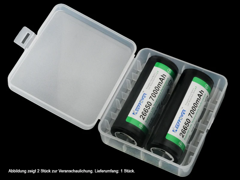 Keeppower 26650 *7000mAh 3,6V-3,7V Li-Ionen-Akku für niedrige Temperaturen