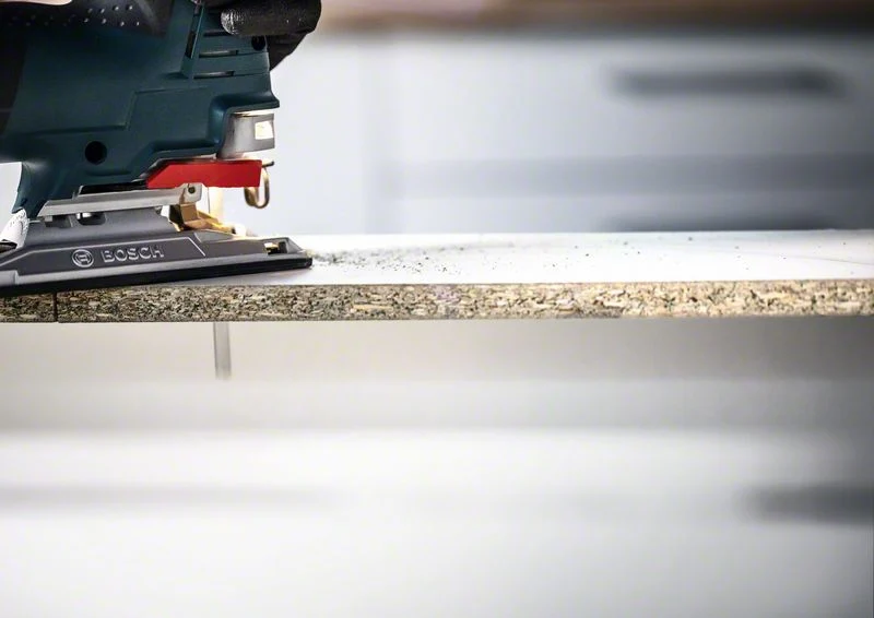 Bosch EXPERT Hardwood 2-side clean T308BF Stichsägeblatt (5 Stück, für ausrissfreies Schneiden von Arbeitsplatten)