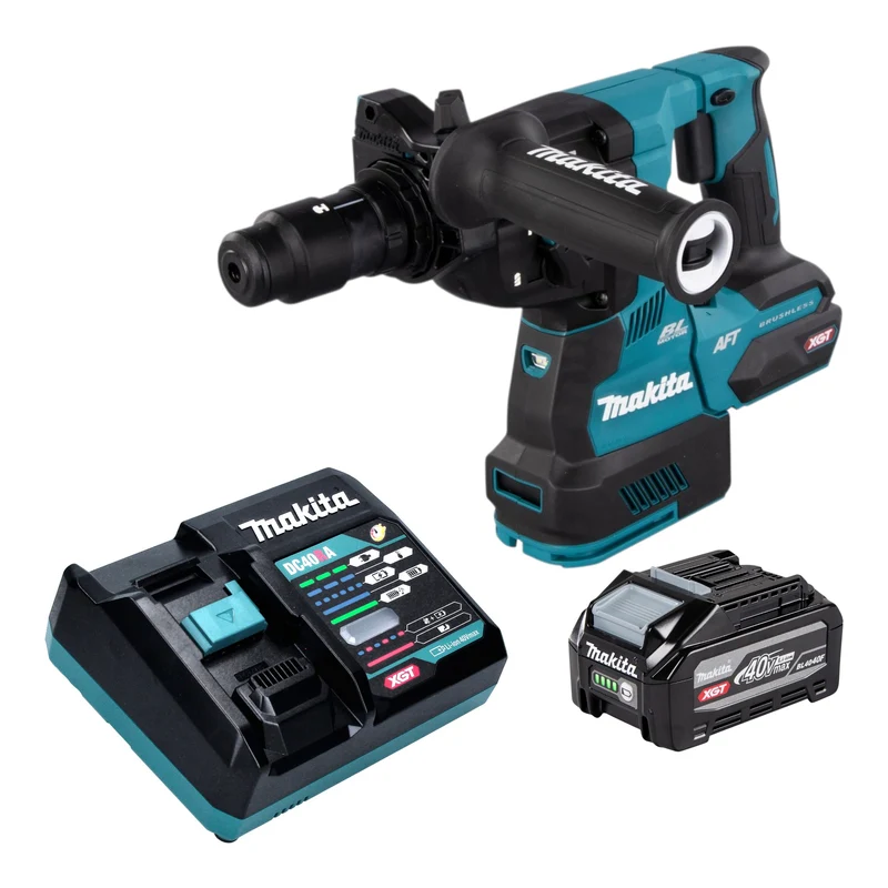 Makita HR 002 GU101 Akku Bohrhammer 40 V max. 2,9 J SDS plus Brushless + 1x Akku 4,0 Ah + Ladegerät