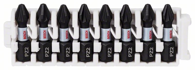 Bosch PRO Pozidriv Impact Bit, PZ2, 25 mm, 8-tlg.