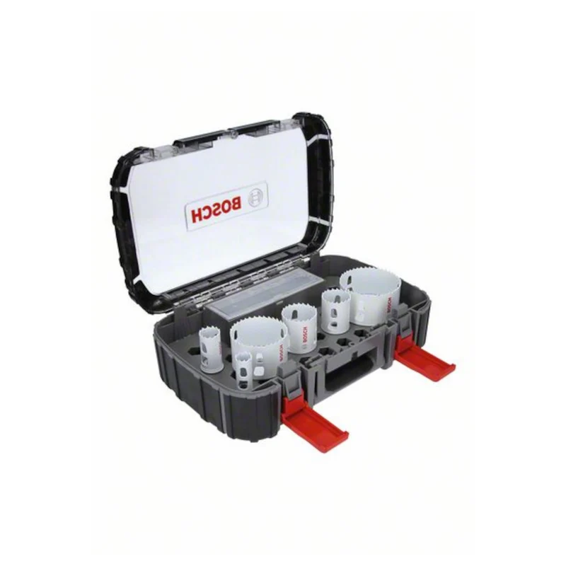 Bosch 9-teiliges Elektriker-Set, 4 Lochsägen Progressor for Wood&Metal