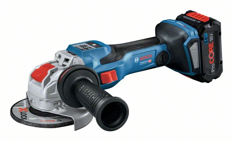 Bosch Akku-Winkelschleifer BITURBO mit X-LOCK GWX 18V-15 SC, L-BOXX