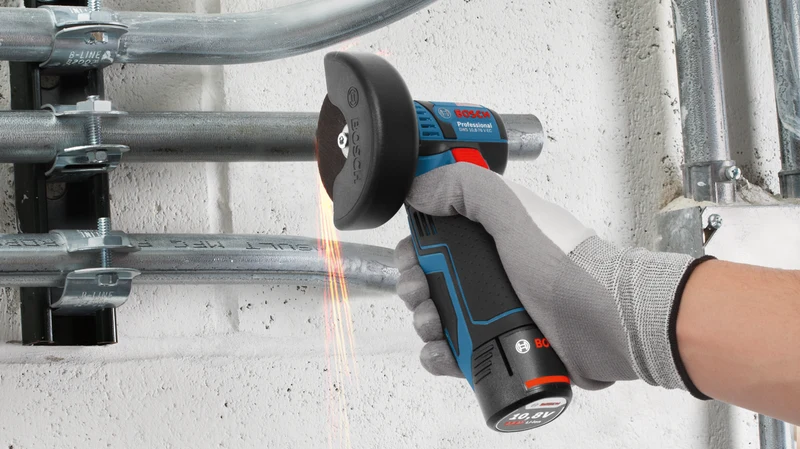 Bosch Professional GWS 12V-76 Akku-Winkelschleifer ohne Akku/Lader im Karton