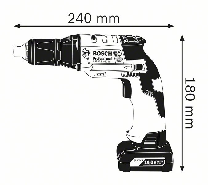 Bosch Akku-Trockenbauschrauber GTB 12V-11, L-BOXX