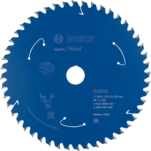 Bosch Expert for Wood Kreissägeblatt 165/20 48 Zähne Holz