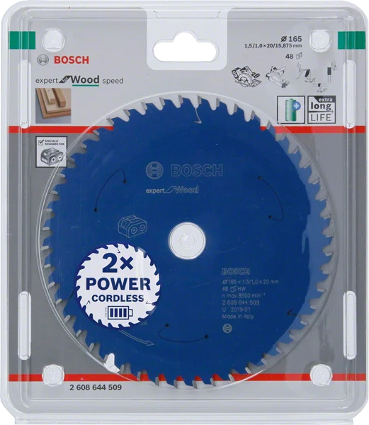 Bosch Expert for Wood Kreissägeblatt 165/20 48 Zähne Holz