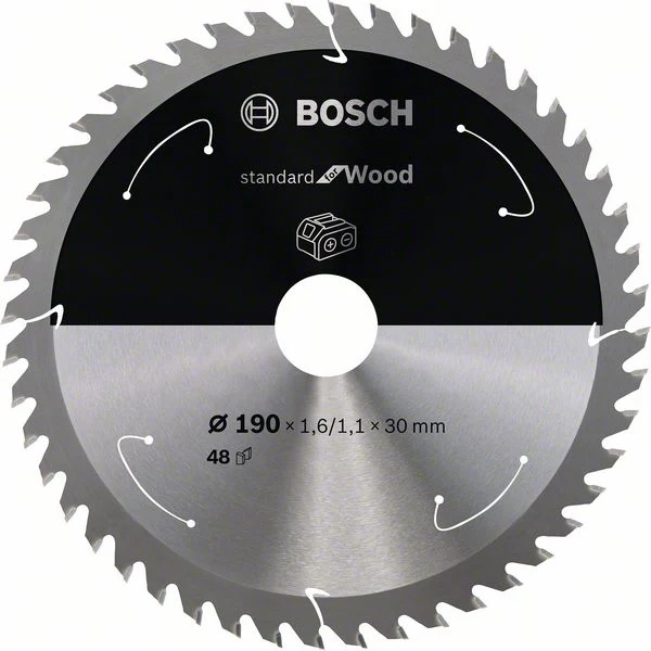 Bosch PRO Wood cordless Kreissägeblatt, 190 x 1,6 x 30 mm