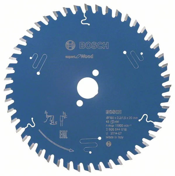 Bosch Expert for Wood Kreissägeblatt 160x2.2/1.6x20 mm 48 Zähne