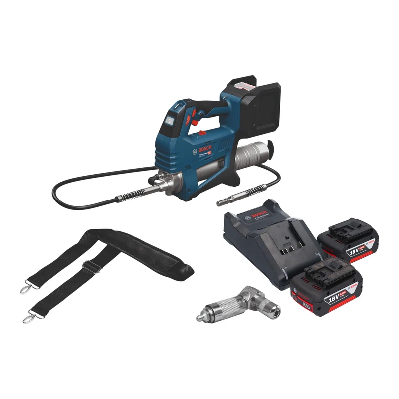 Bosch GFP 18V-10 Akku Fettpresse 18 V 10000 psi + 2x Akku 5,0 Ah + Ladegerät