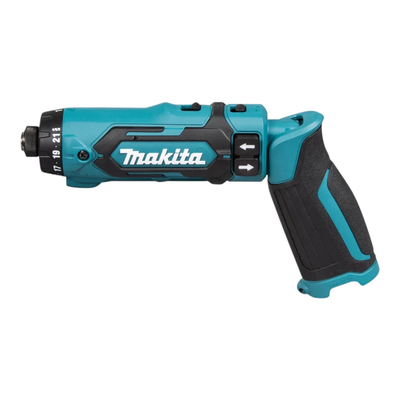 Makita DF 012 DSJ Akku Knickschrauber 7,2 V 5,6 Nm + 2x Akku 1,5 Ah + Ladegerät + Makpac