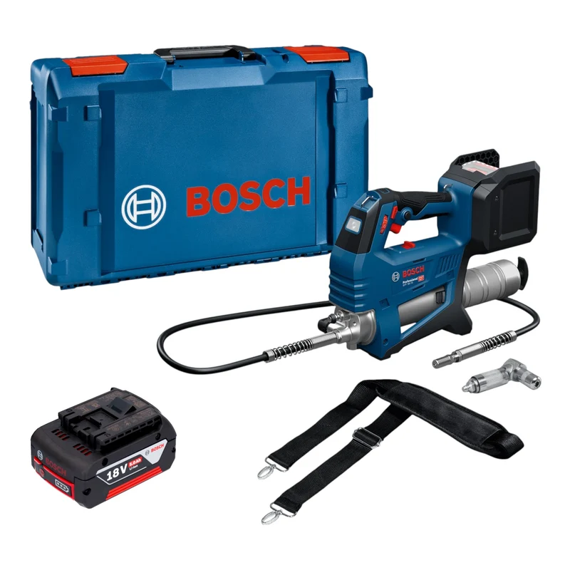 Bosch GFP 18V-10 Akku Fettpresse 18 V 10000 psi + 1x Akku 5,0 Ah + XL-Boxx - ohne Ladegerät