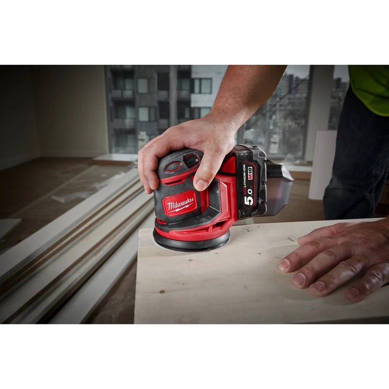 Milwaukee M18 BOS125-0 Akku-Exzenterschleifer 125 mm ohne Akku/Lader