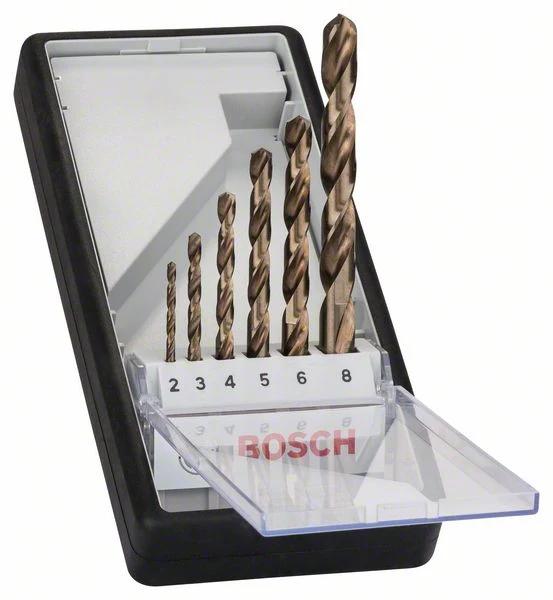Bosch PRO Stainless Steel HSS-Co Spiralbohrer-Set, 6-tlg.
