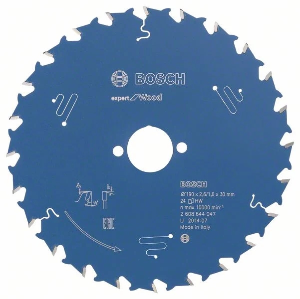 Bosch Expert for Wood Kreissägeblatt 190x30x2.6 mm 24 Zähne für Holz