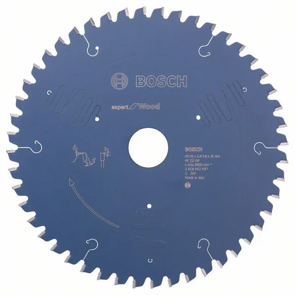 Bosch Expert for Wood Kreissägeblatt 216x2.4/1.8x30 mm 48 Zähne Holz (2608642497)