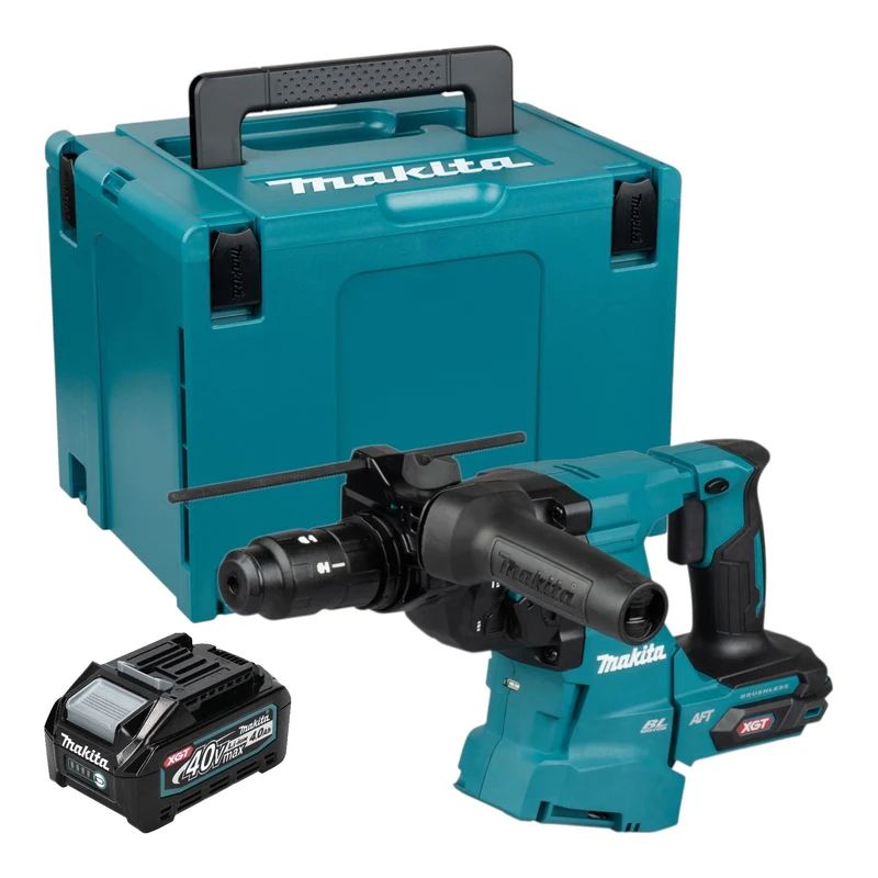 Makita HR 012 GM101 Akku Kombihammer 40 V max. 3,3 J SDS plus Brushless + 1x Akku 4,0 Ah + Makpac - ohne Ladegerät