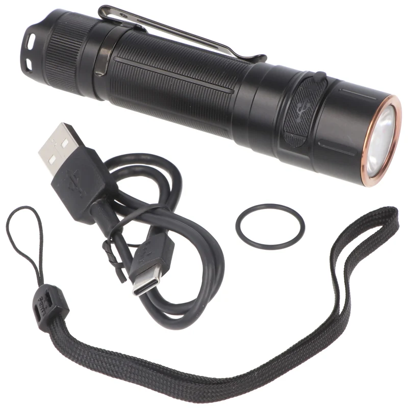 Fenix E28R LED-Taschenlampe mit USB-C Ladeanschluss, 1500 Lumen, inklusive ARB-L18-3400 Li-Ion Akku