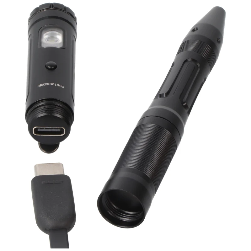 Fenix T6 taktischer Kugelschreiber LED Leuchtstift inklusive Akku und Ladekabel