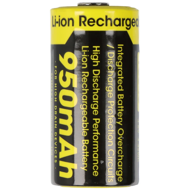 Nitecore NL169 Akku 16340 NC-NL169 Li-Ion Akku 3,7 Volt 950mAh mit Schutzschaltung, max. 2A Entladestrom