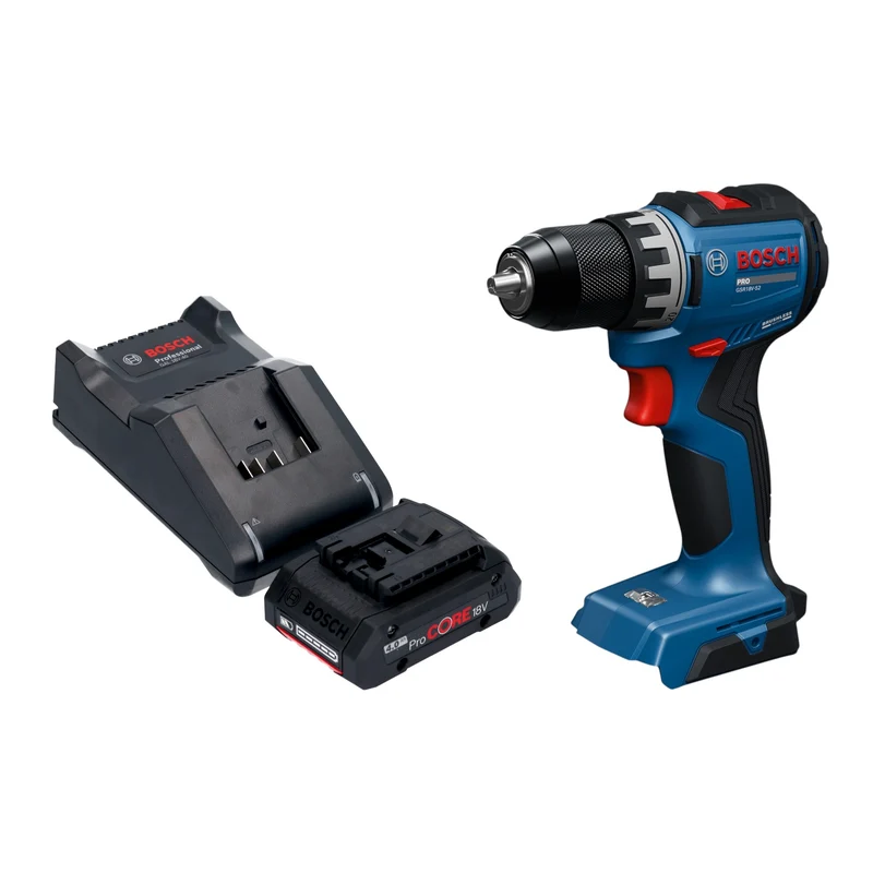 Bosch GSR 18V-52 Professional Akku Bohrschrauber 18 V 70 Nm Brushless + 1x ProCORE Akku 4,0 Ah + Ladegerät
