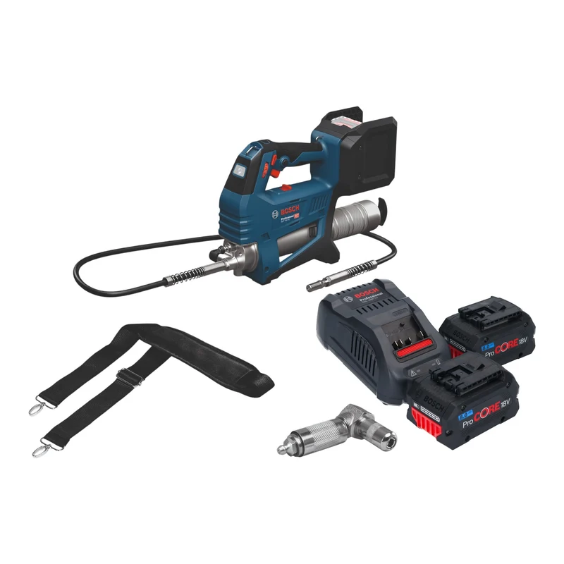 Bosch GFP 18V-10 Akku Fettpresse 18 V 10000 psi + 2x ProCORE Akku 8,0 Ah + Ladegerät