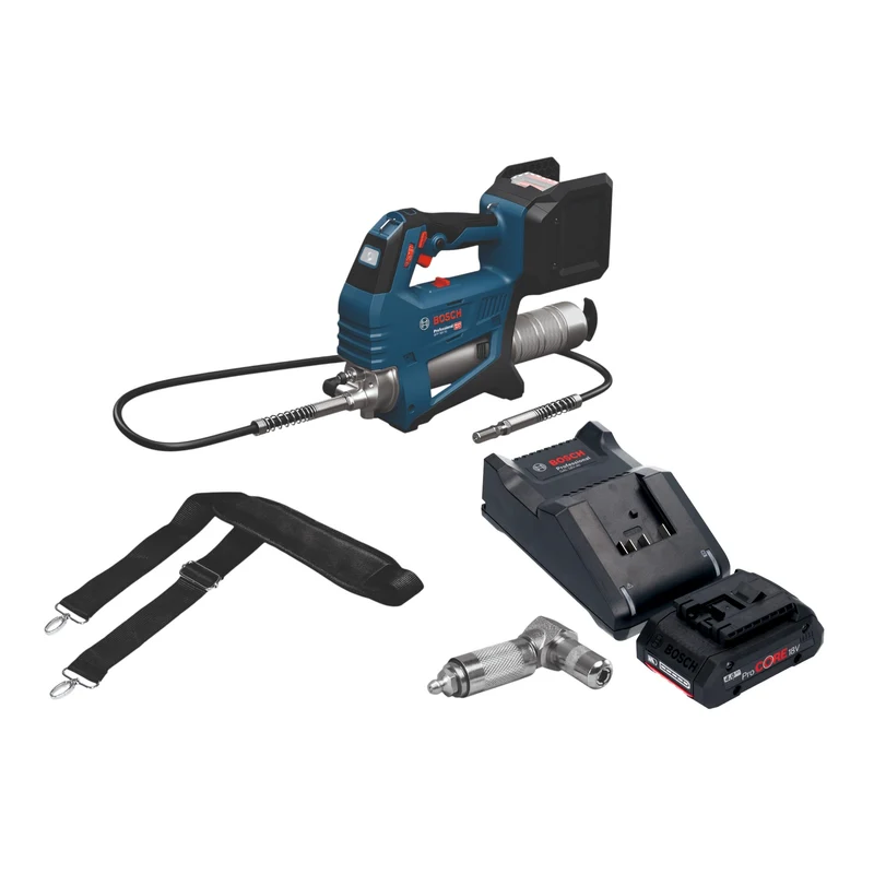 Bosch GFP 18V-10 Akku Fettpresse 18 V 10000 psi + 1x ProCORE Akku 4,0 Ah + Ladegerät