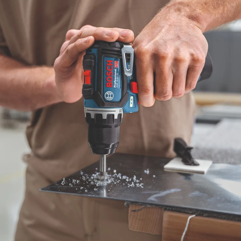 Bosch GSR 12V-32 Professional Akku Bohrschrauber 12 V 32 Nm Brushless + 1x Akku 2,0 Ah + L-Boxx - ohne Ladegerät