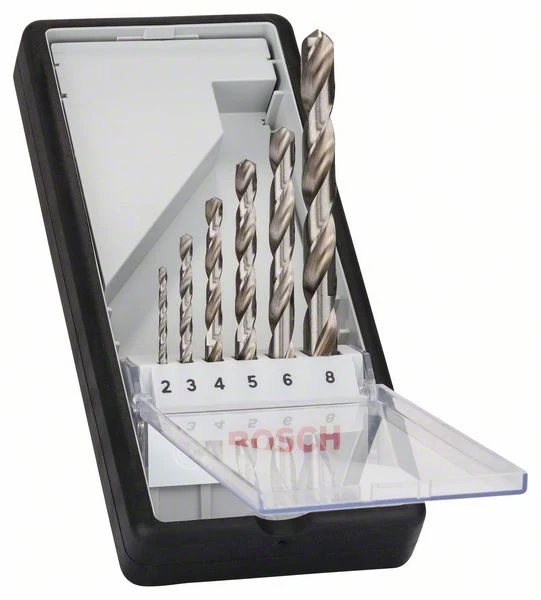 Bosch PRO Metal HSS-G Spiralbohrer-Set, 6-tlg.