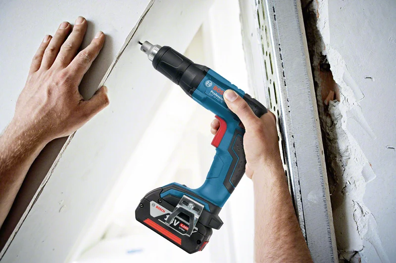 Bosch Professional GSR 18V-EC TE Akku-Trockenbauschrauber ohne Akku/Lader in L-Boxx