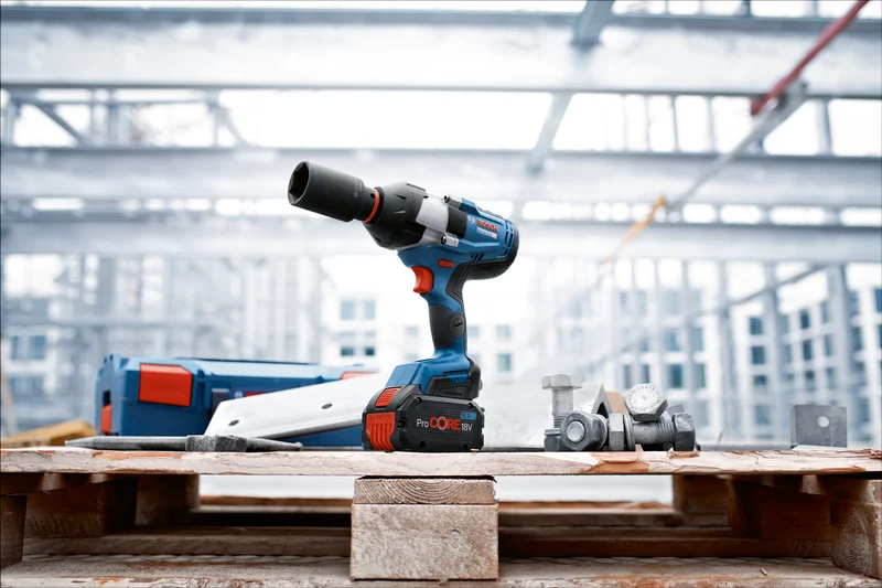 Bosch Akku-Schlagschrauber GDS 18V-1050 HC (3/4" Vierkant, Drehmoment: 1050 Nm, inkl. GCY 42, Solo in L-BOXX 136)