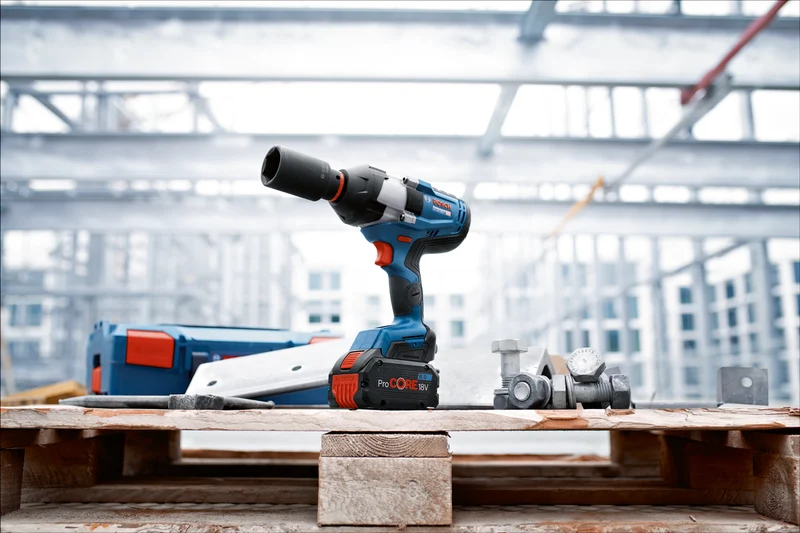 Bosch Akku-Drehschlagschrauber GDS 18V-1000 C (1/2"-Vierkant, Drehmoment: 1000 Nm, inkl. GCY 42, Solo in L-BOXX 136)