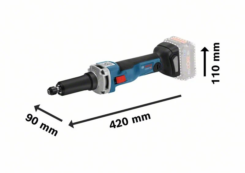 Bosch Professional GGS 18V-23 LC Akku-Geradschleifer bürstenlos ohne Akku/Lader in L-Boxx 136