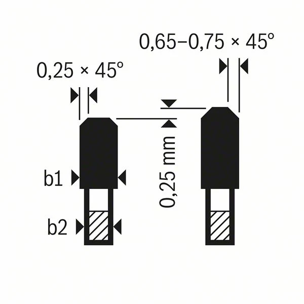 Bosch Kreissägeblatt Expert for Steel, 305 x 25,4 x 2,6 mm, 60