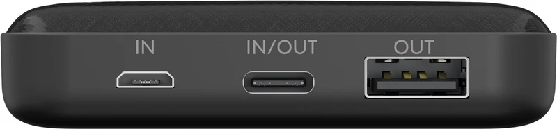 Goobay Powerbank Slimline 10.000 mAh - leistungsstarke 10.000 mAh in einem handlichen wie griffigen Design mit Status-LEDs