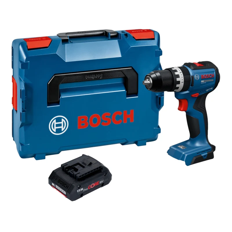 Bosch GSB 18V-52 Professional Akku Schlagbohrschrauber 18 V 70 Nm Brushless + 1x ProCORE Akku 4,0 Ah + L-Boxx - ohne Ladegerät