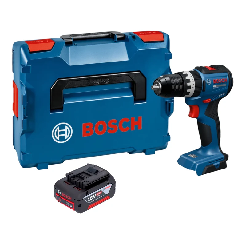Bosch GSB 18V-52 Professional Akku Schlagbohrschrauber 18 V 70 Nm Brushless + 1x Akku 4,0 Ah + L-Boxx - ohne Ladegerät