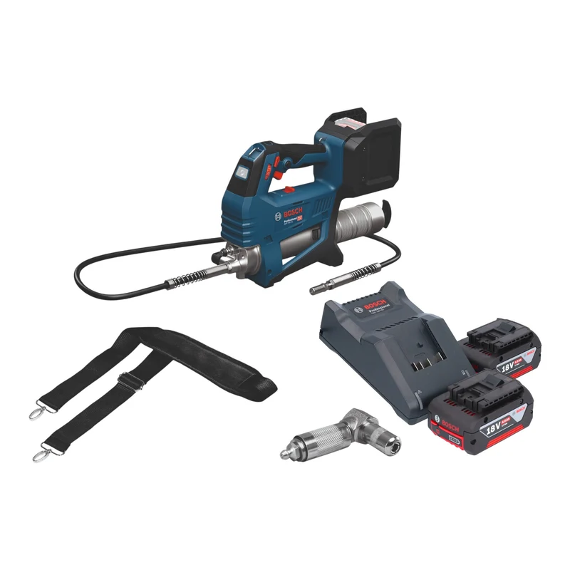 Bosch GFP 18V-10 Akku Fettpresse 18 V 10000 psi + 2x Akku 4,0 Ah + Ladegerät