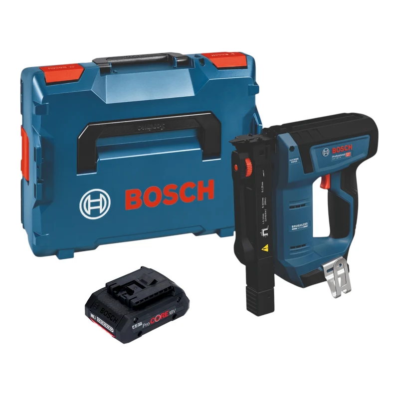 Bosch GTH 18V-14 Akku Holzklammerer 18 V 10,6 x 6 - 14 mm Brushless + 1x ProCORE Akku 4,0 Ah + L-Boxx - ohne Ladegerät