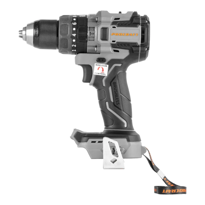 Procraft Industrial CD20B-BB Akku Schlagbohrschrauber 20 V 150 Nm Brushless + 2x Akku 4,0 Ah + Ladegerät