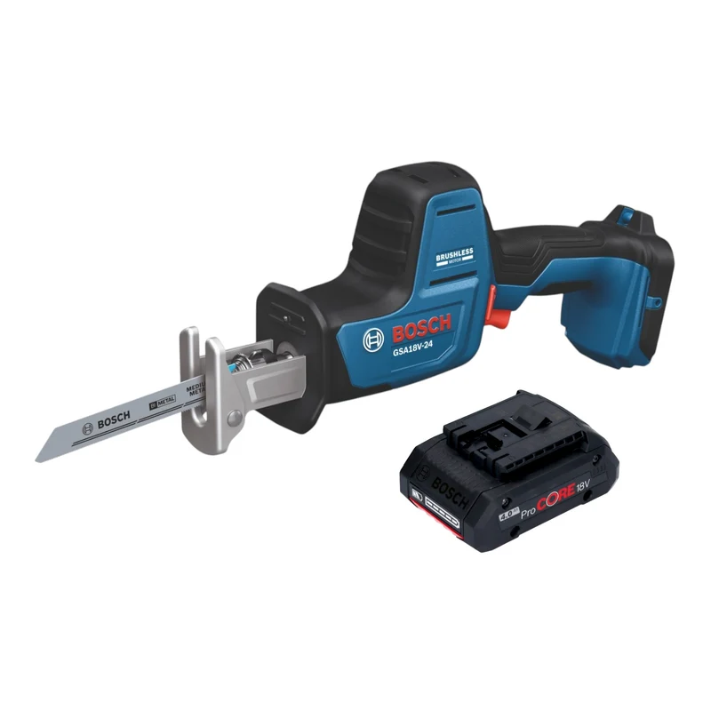 Bosch GSA 18V-24 Professional Akku Säbelsäge 18 V 230 mm Brushless + 1x ProCORE Akku 4,0 Ah - ohne Ladegerät