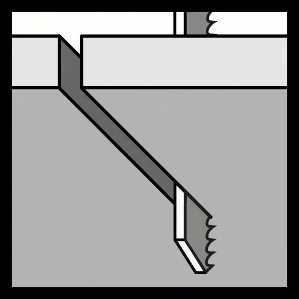 Bosch Stichsägeblatt T 101 B Clean for Wood, 25er-Pack
