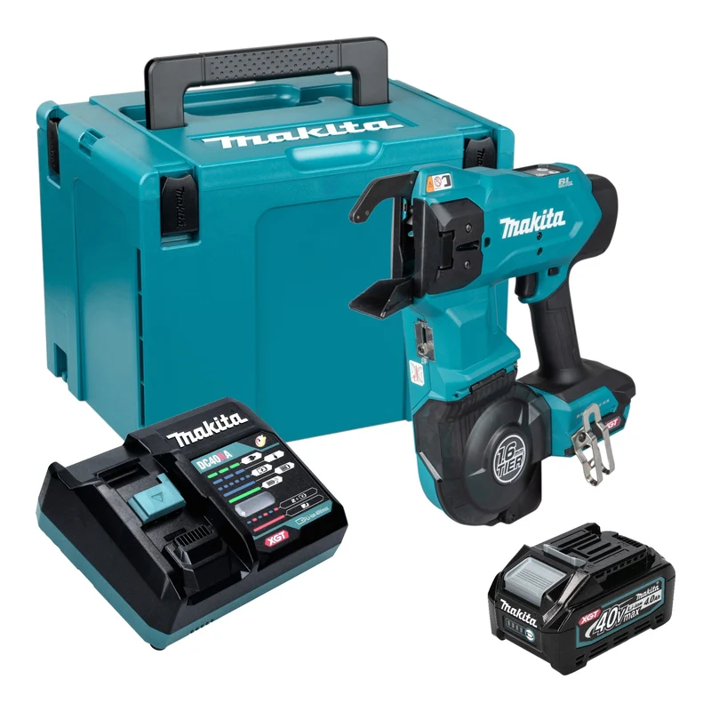 Makita TR 001 GM101 Akku Bewehrungsverbinder 40 V max. 1,6 mm Brushless + 1x Akku 4,0 Ah + Ladegerät + Makpac
