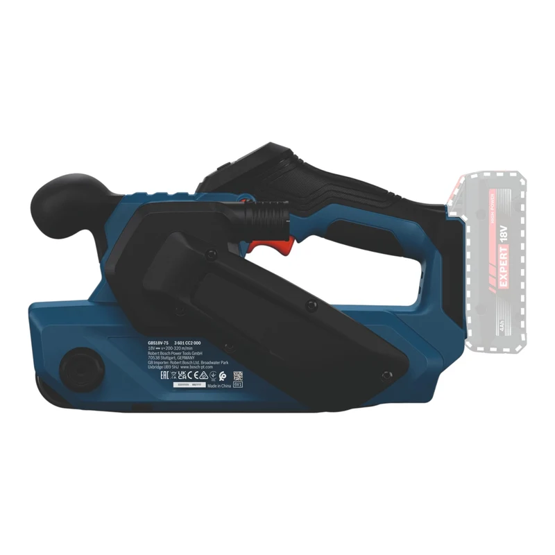 Bosch GBS 18V-75 Akku Bandschleifer 18 V 76 x 533 mm Brushless + 1x ProCORE Akku 4,0 Ah + Ladegerät