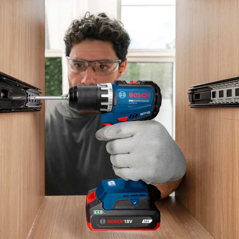 Bosch GSR 18V-52 Professional Akku Bohrschrauber 18 V 70 Nm Brushless + 2x ProCORE Akku 4,0 Ah + Ladegerät