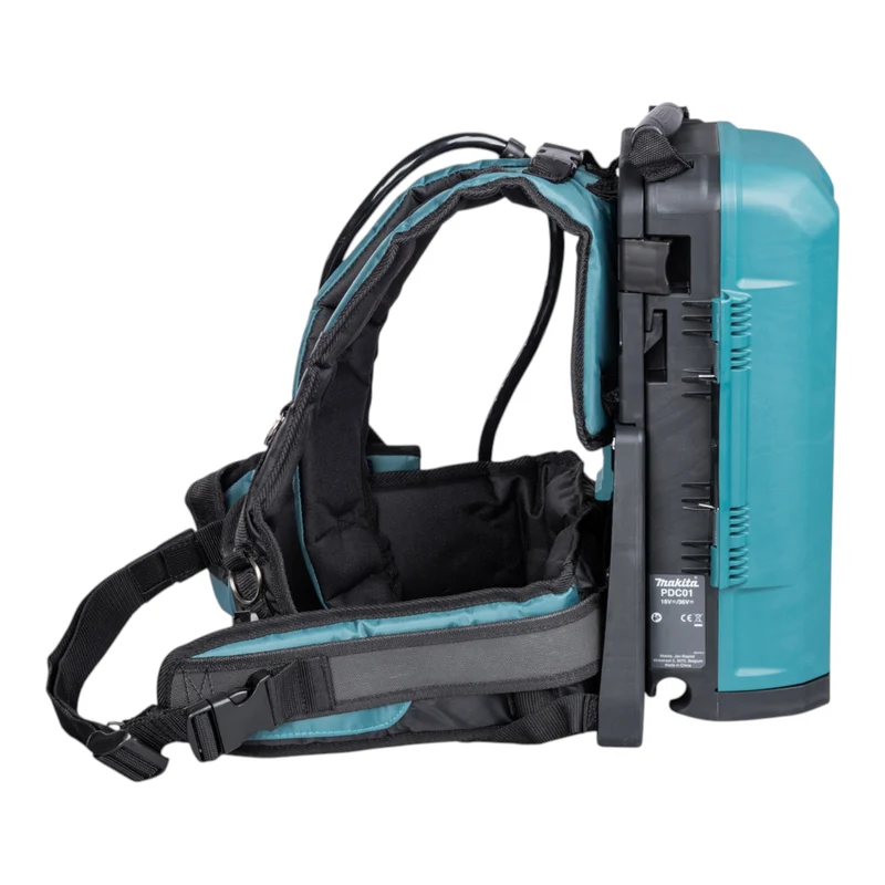Makita PDC 01 Akku Rucksack 36 V ( 2x 18 V ) + Akku Adapter 18V + 4x Akku 5,0 Ah + Ladegerät